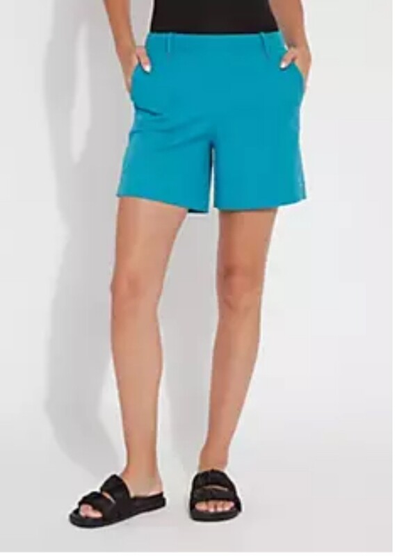 Amanda Stretch Twill Short - Turquoise -
