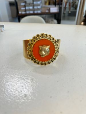 Medallion Cuff Tiger Head