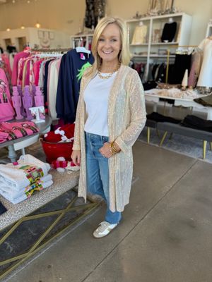 Champagne Sparkle Duster-