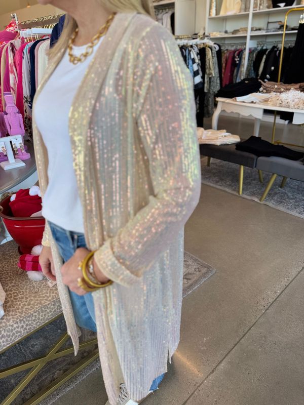 Champagne Sparkle Duster-