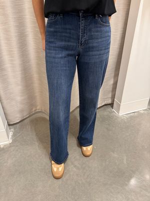 High Rise Wide Leg- Dark