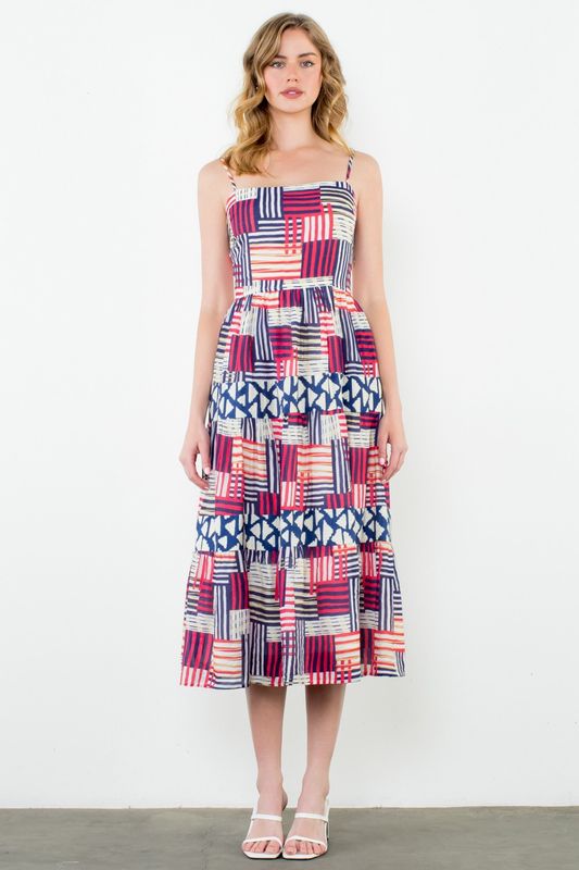 Patchwork Sundress -Multi-