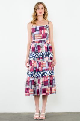 Patchwork Sundress -Multi-