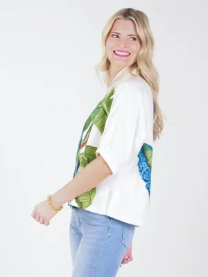 Linen Poppy Top -Bellamy Leaves-