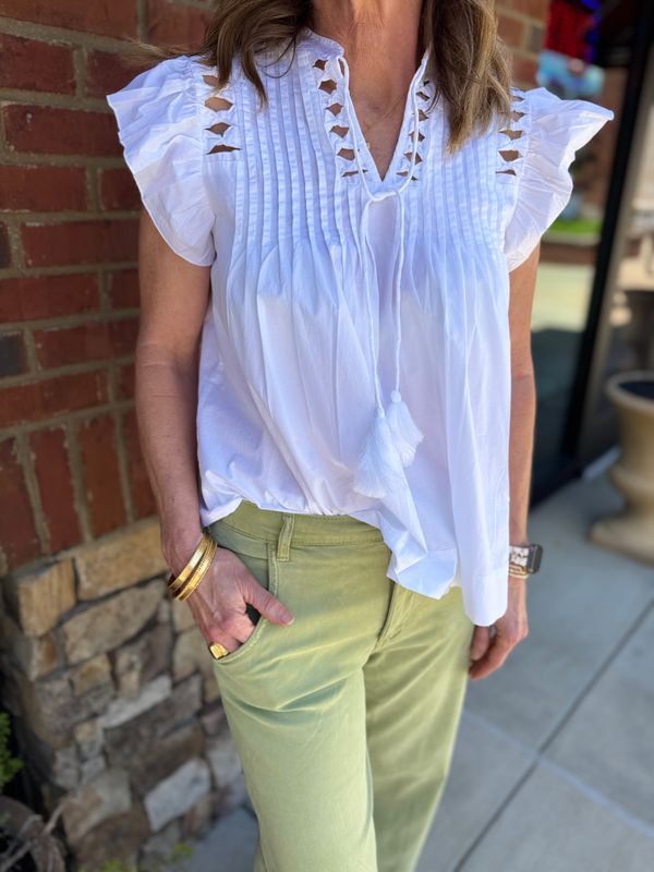 Pretty Perfect Top - White-