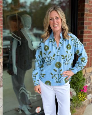 Jane Top - Poppy Print-