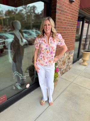 Coral/Peach Top-