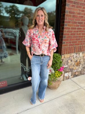 Fuchsia Mix Top-