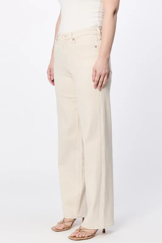 Taylor Pant-Sand Stripe-