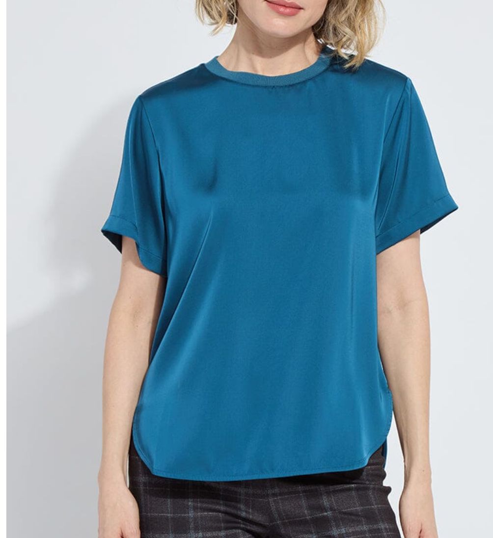 Aline Crew Neck Mixed Media-
