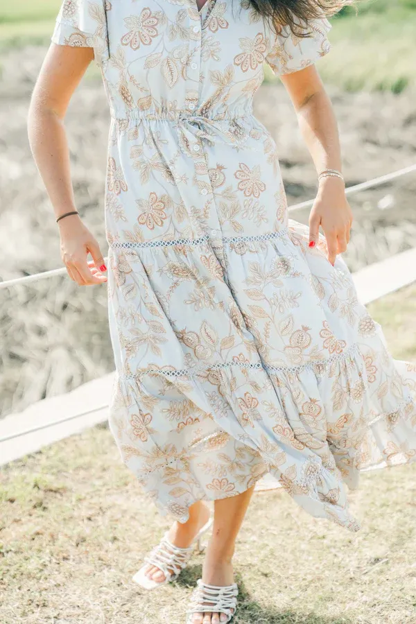 Hurley S/S Maxi -Lt Blue-