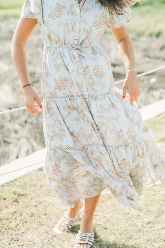 Hurley S/S Maxi -Lt Blue-