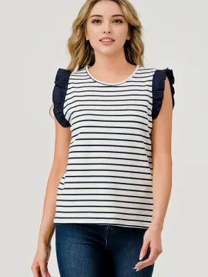 Kick Off Stripe Top-