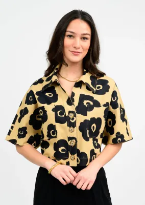 Crop Pop Flower Jacket