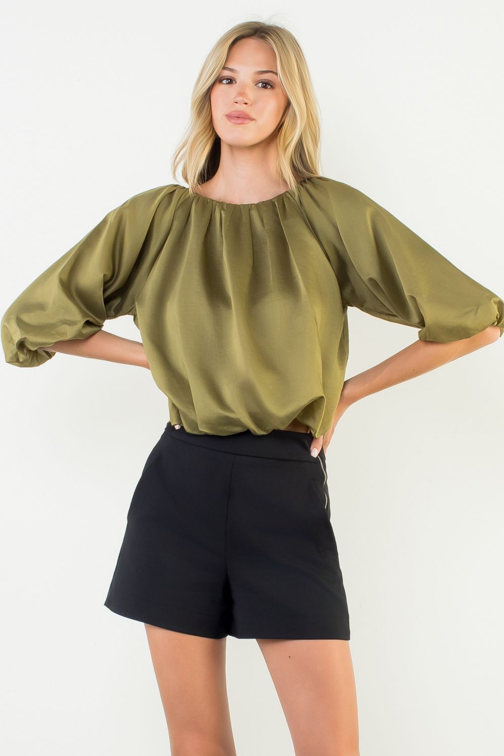 Flowy Bubble Top -