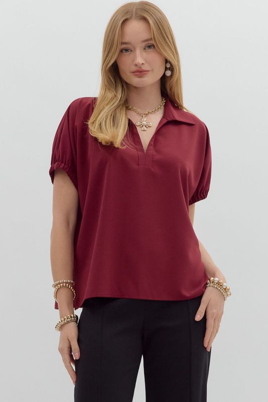 Poppy Inspired Top -