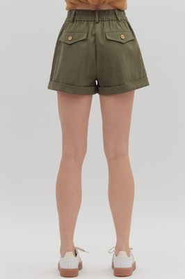 Cuffed Shorts-