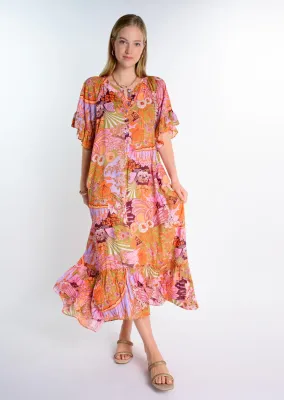 Go With the Flow Maxi Dress - Multi-