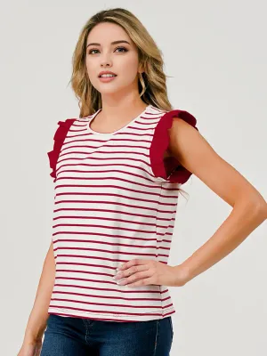 Kick Off Stripe Top-