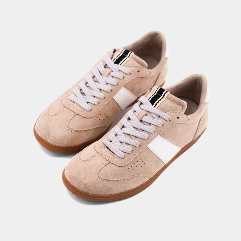Sydney Sneaker- Beige Suede -