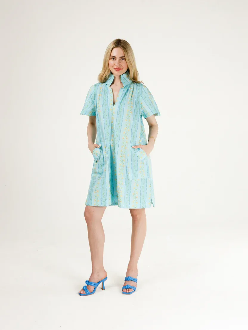 The Brooke Mini Dress- Honeysuckle-