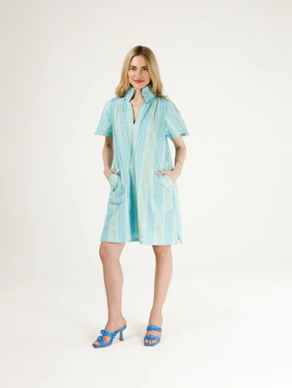 The Brooke Mini Dress- Honeysuckle-