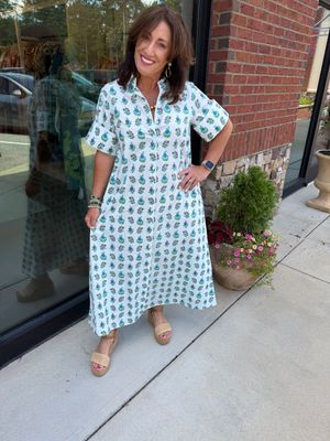 Gibbons Dress - Beach Sprigs -