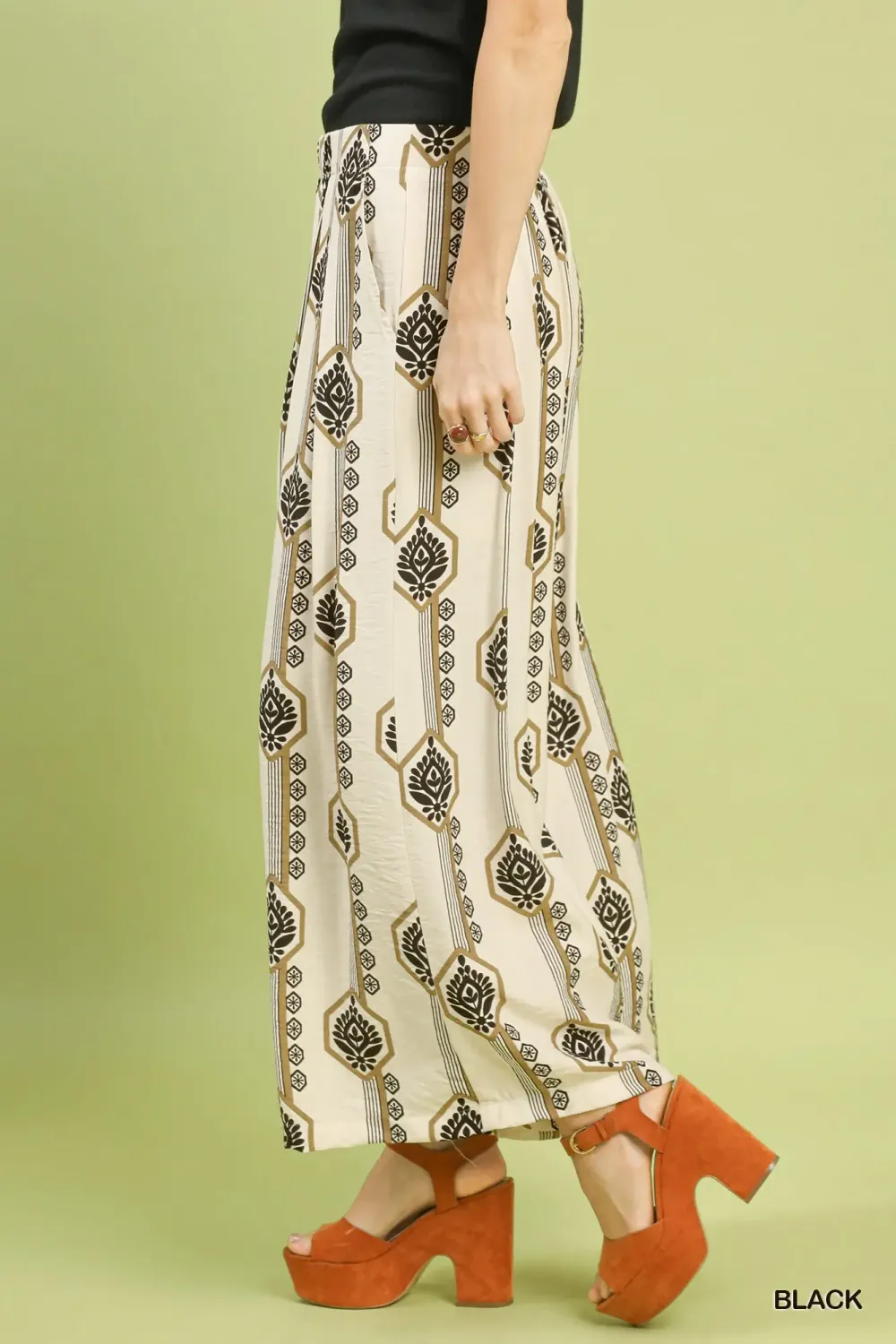 Palazzo Print Pant -