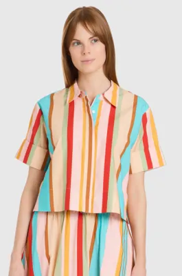 Club Shirt - Amberline Stripe-