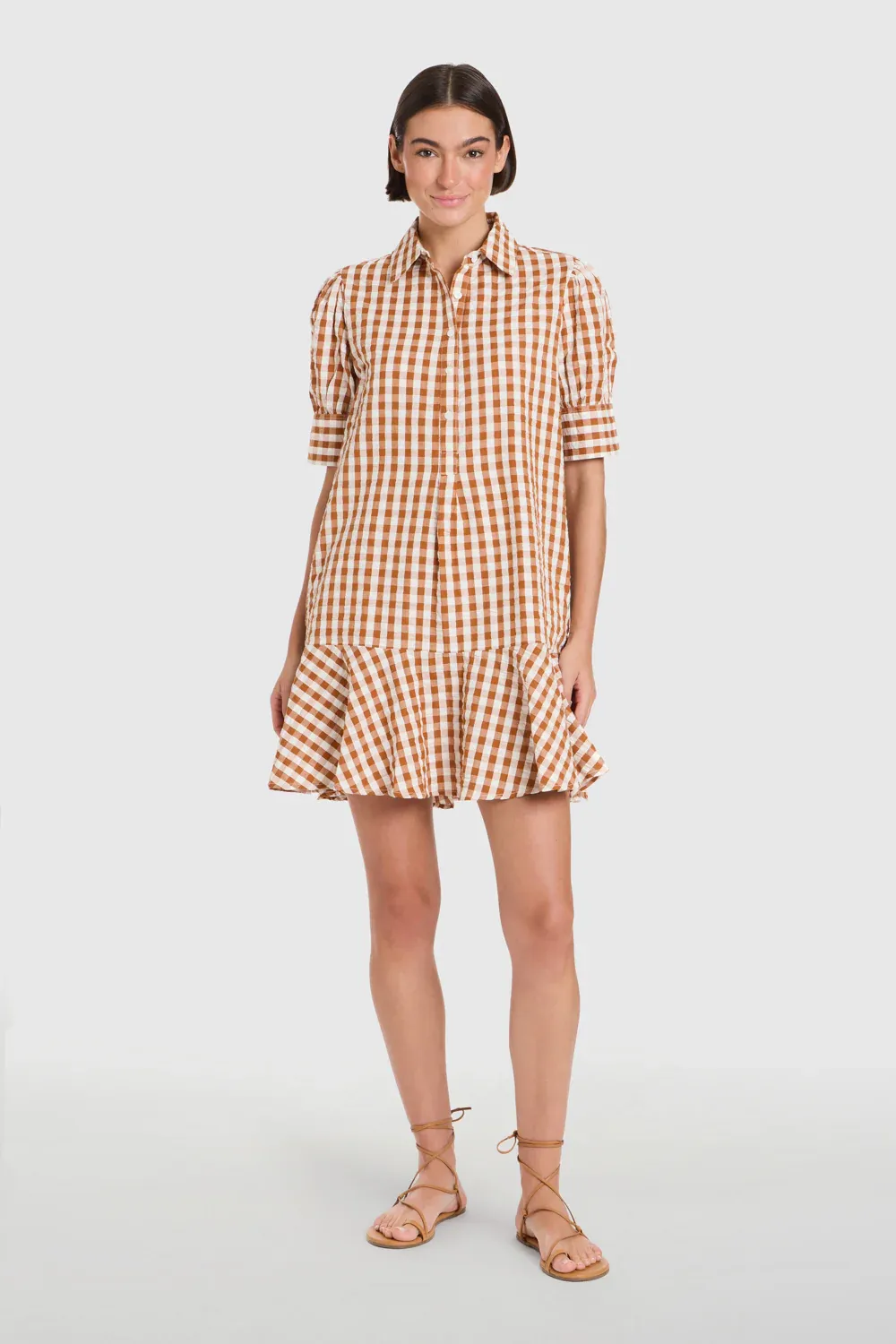 Liv Dress - Field Check-