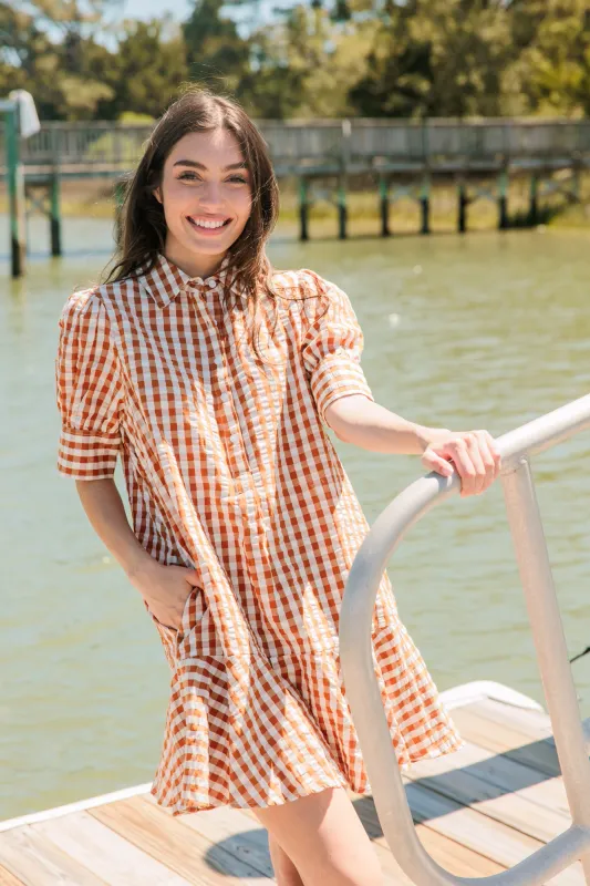 Liv Dress - Field Check-