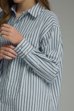 L/S Striped Button Up-