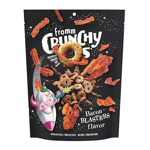 Crunchy O&#39;s Bacon Blasters™ Dog Treats 6 Oz