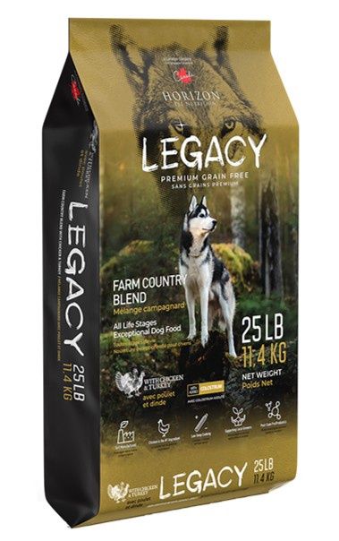 LEGACY Farm Country Blend Chicken &amp; Turkey Formula Dog 11.4kg