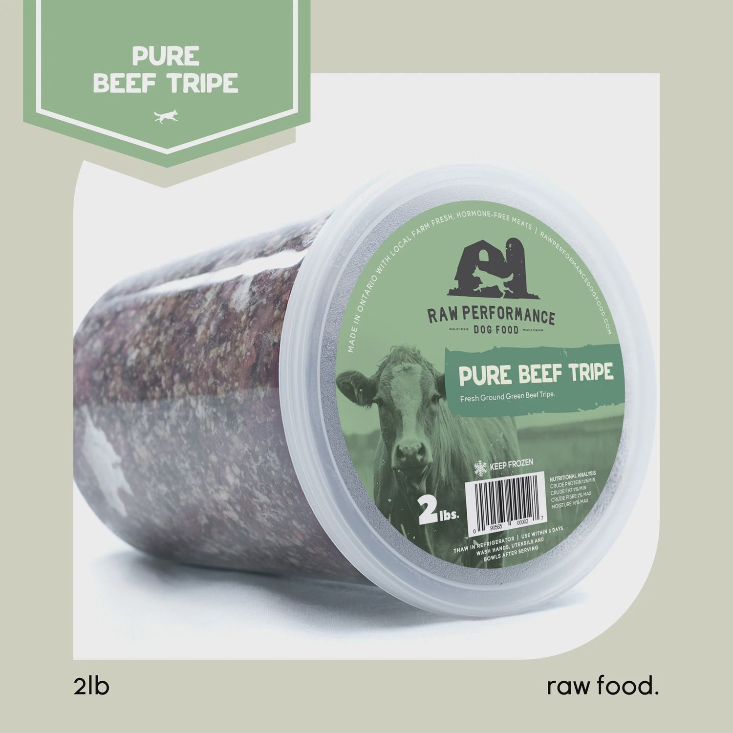 RAW PERFORMANCE - Beef Tripe -2lbs