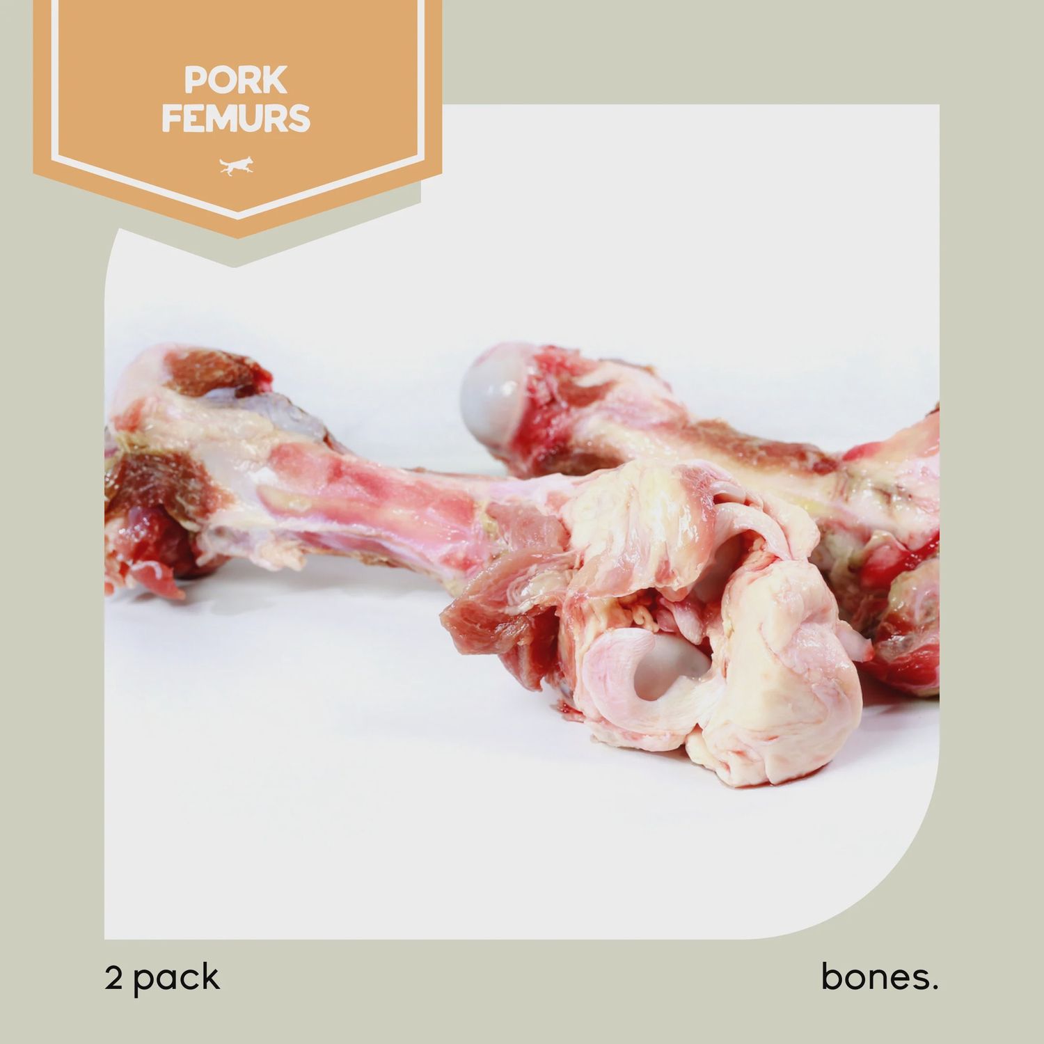 RAW PERFORMANCE - Pork Femurs - 2pk