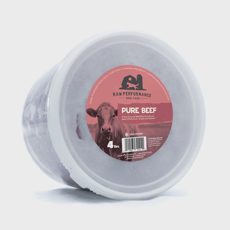 RAW PERFORMANCE - Pure Beef (4lbs)