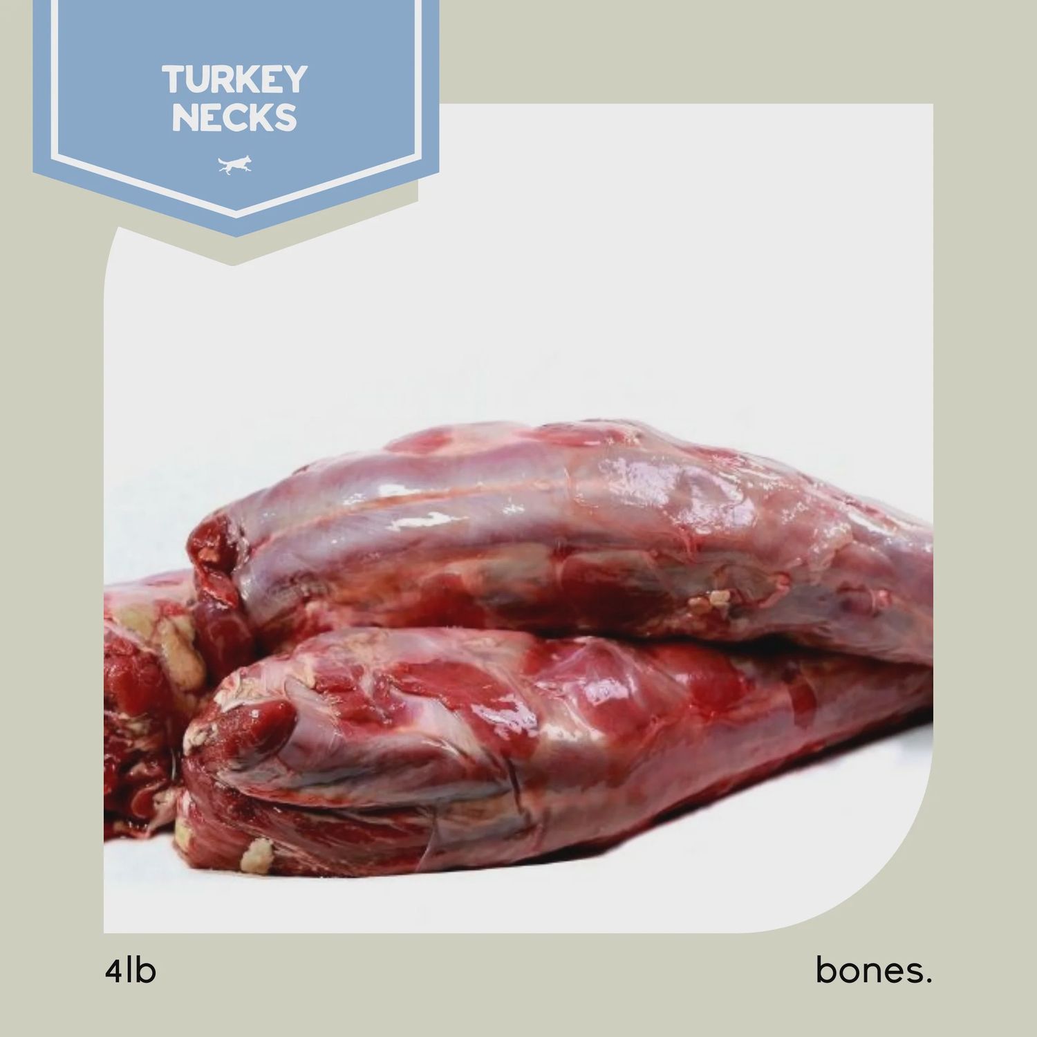 RAW PERFORMANCE - Turkey Necks (4lb bag)