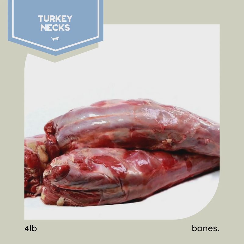 RAW PERFORMANCE - Turkey Necks (4lb bag)