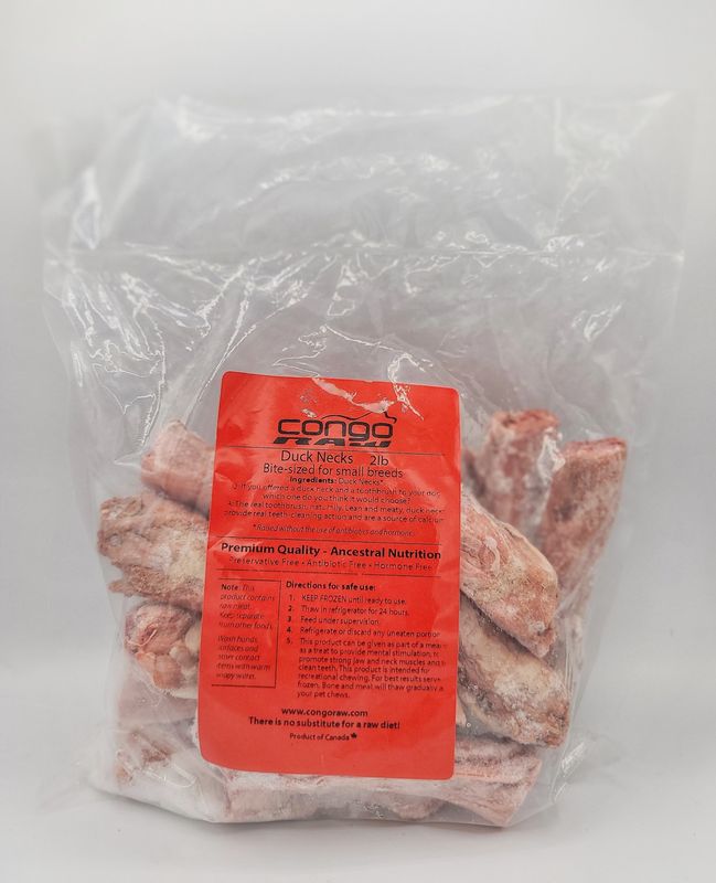 Congo Duck Neck Bite Size (2lb bag)