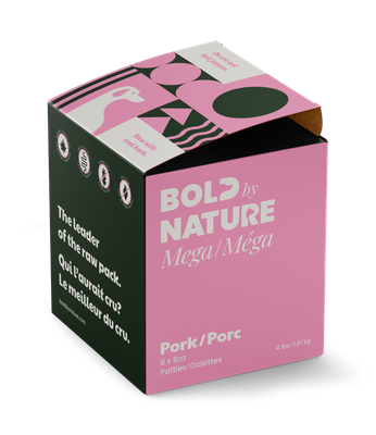 Bold by Nature Mega Pork 4lb Box