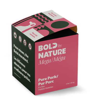 Bold by Nature Mega Pure Pork 4lb Box