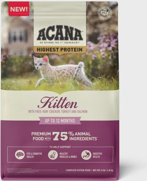 ACANA Highest Protein Kitten - 1.8kg