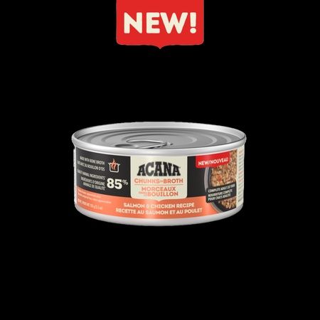 ACANA Salmon Recipe in Bone Broth Cat - 155g Can