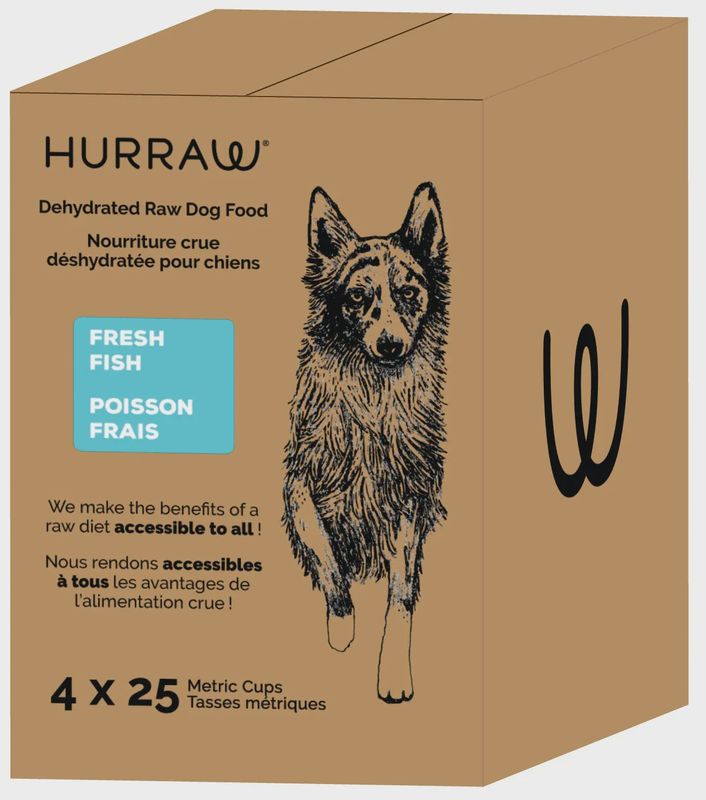 Hurraw Fish Dehydrated Raw Dog Food (Case 4 x 2.5kg)