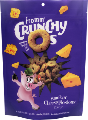 Crunchy O&#39;s Smokin&#39; CheesePlosions™ Dog Treats 6 oz