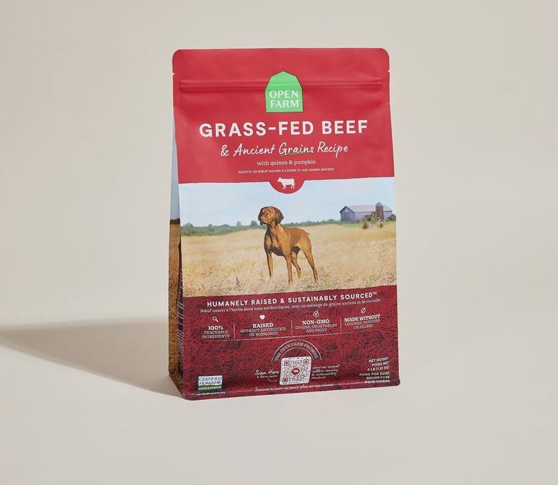 OPEN FARM Ancient Grains Grass-Fed Beef 22lb