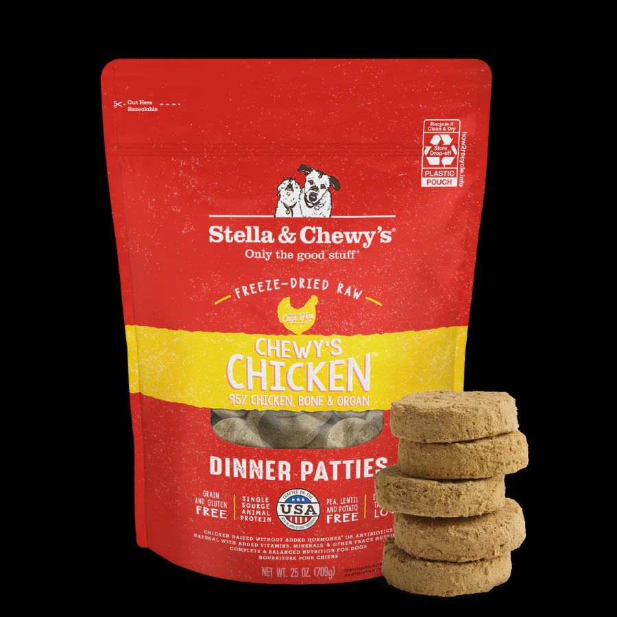 Stella &amp; Chewy&#39;s Freeze-Dried Dinner Patties - Chicken Recipe 709g