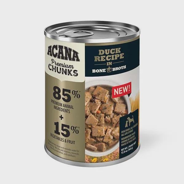 ACANA Premium Chunks Duck Recipe in Broth 363g