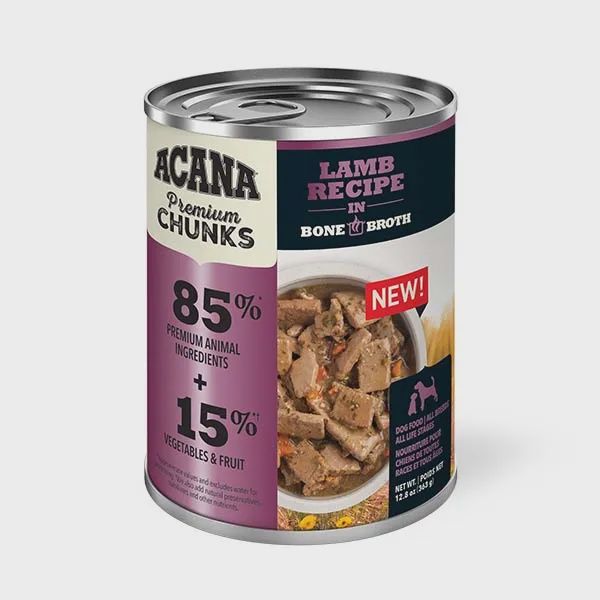 ACANA Premium Chunks Lamb Recipe in Broth 363g